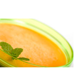 Iced Orange Juice and Lemon Cucumber Soup