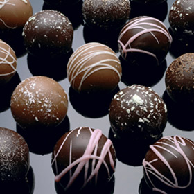 Honey and Cream Cheese Chocolate Truffles