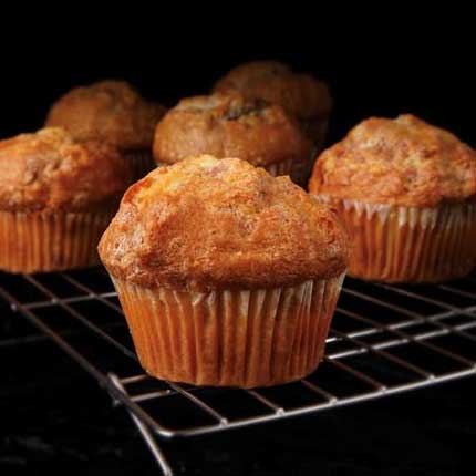 Banana Apple Streusel Muffins