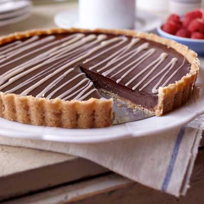 Black and White Chocolate Tart