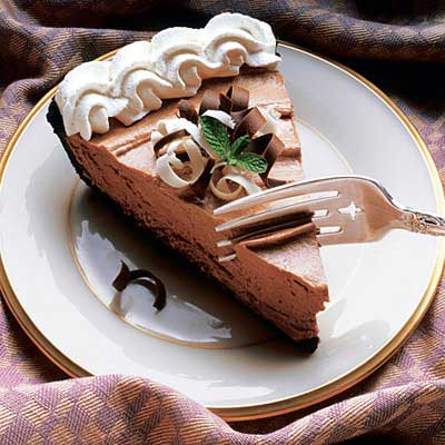 Chocolate Mint Silk Pie