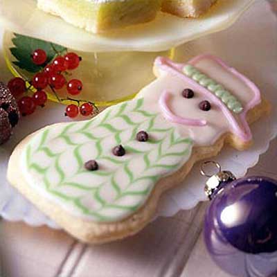 Eggnog Snowman Cookies