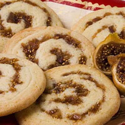 Fig-Cardamom Pinwheel Cookies