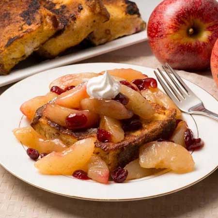 French Toast Apple Cobbler