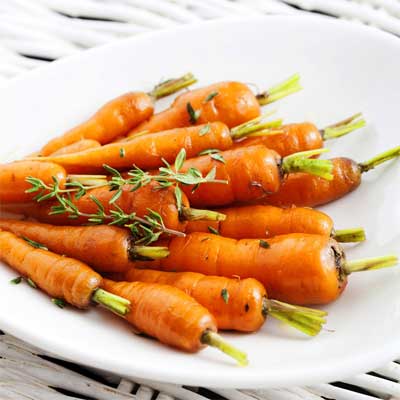 Gingered Carrots with Honey