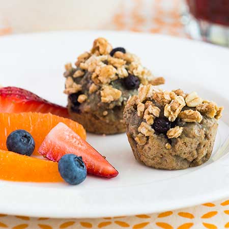 Grape Berry Crunch Muffins