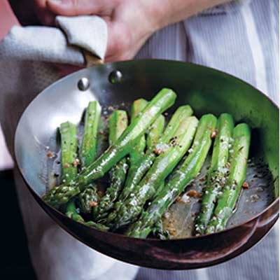 Green Asparagus with Brown Butter