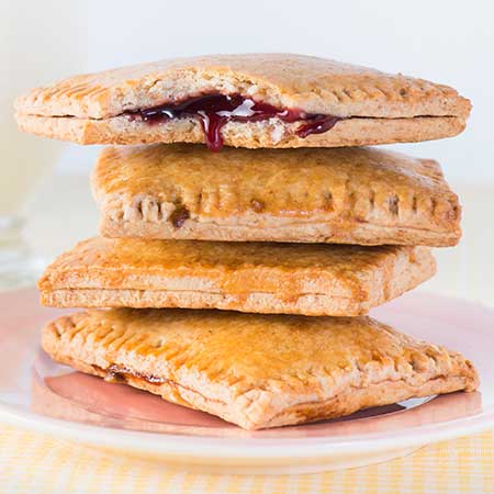 Mini Raspberry Breakfast Tart