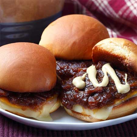 Onion Grilled Cheese Sliders