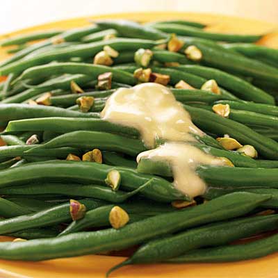 Pistachio Sprinkled Green Beans