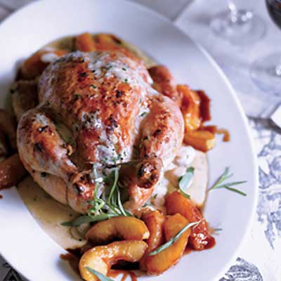 Roasted Chicken Normandy