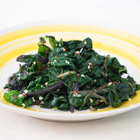 Sauteed Swiss Chard with Garlic