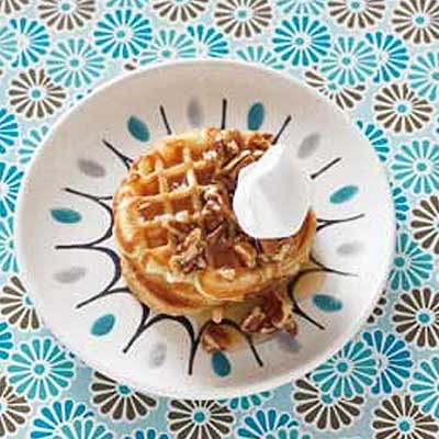 Sour Cream & Toasted Pecan Waffles