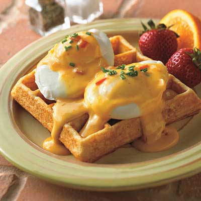 Southwestern Waffle Benedict