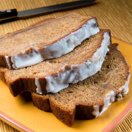 Spiced Apple Cake with Orange Glaze