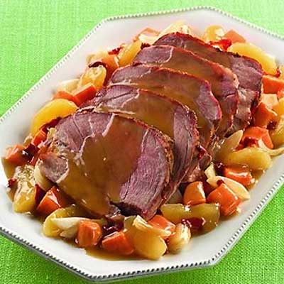 Sweet and Hot Slow Cooker Pork