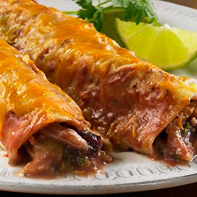 Sweet and Spicy Chicken Enchiladas