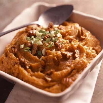 Sweet Potatoes with Sugared Pecans