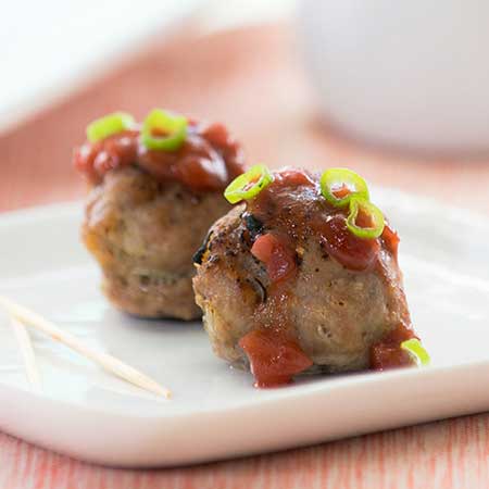 Tangy Grape Barbecue Meatballs