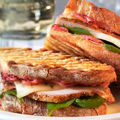 Turkey and Cranberry Panini