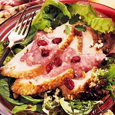 Turkey Salad with Cranberry Feta Cheese