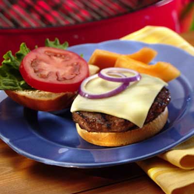 All-American Barbecue Cheeseburgers