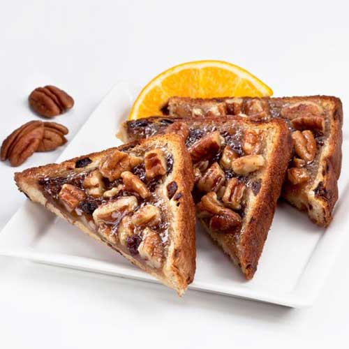 Raisin Pecan Sticky Toasts