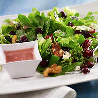 Blue Cheese and Baby Greens with Blueberry Craisins