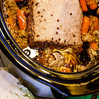 Crockpot Corned Beef and Cabbage