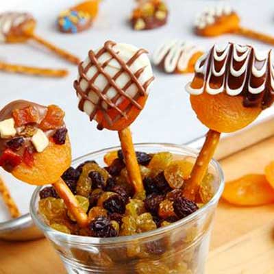 Chocolate Apricot Pops