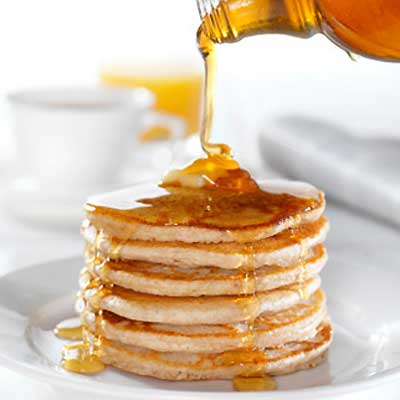 Orange Pancakes with Tropical Citrus Sauce