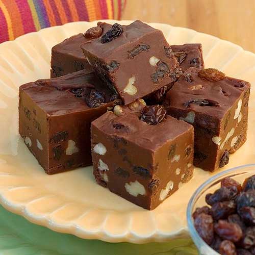 Raisin Chocolate Fudge