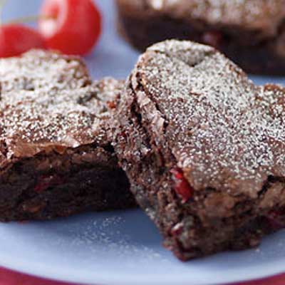 Chewy Cherry Brownies