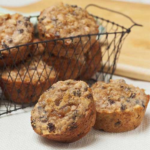 Oat, Apple & Raisin Muffins