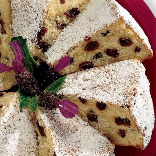 Cream Cheese Raisin Pound Cake