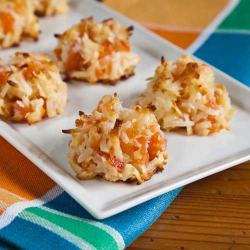 Quick Apricot Macaroons