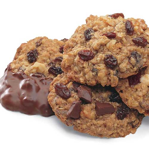 Chocolate Chunk Raisin Oatmeal Cookies