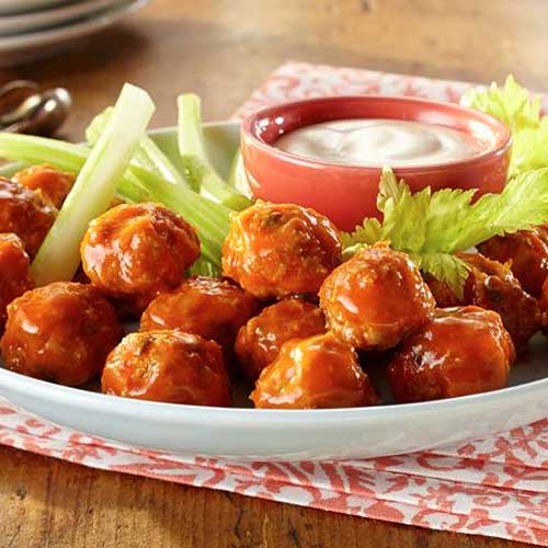 Buffalo Chicken Meatballs