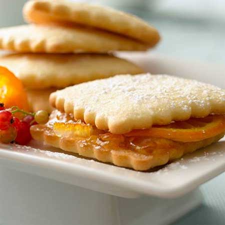 Orange Marmalade Sandwich Cookies