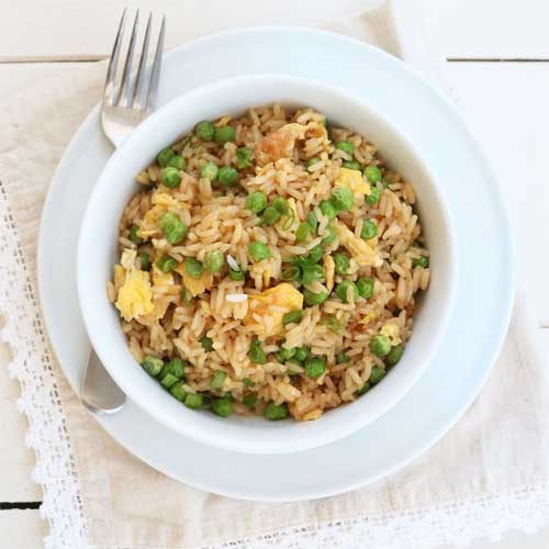 Quick and Easy Vegetarian Fried Rice