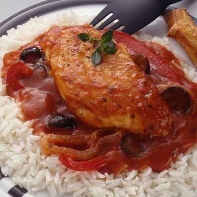 Quick Chicken Cacciatore