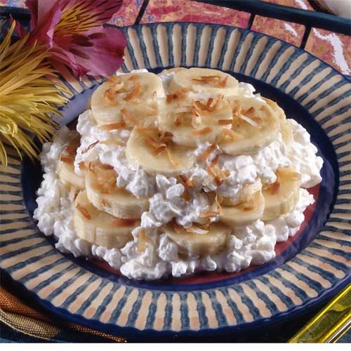 Tropical Banana Rice Pudding