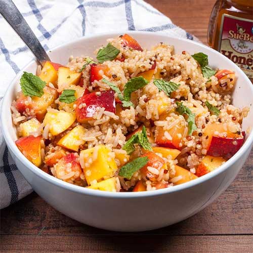 Honey-Lime Fruit and Quinoa Salad