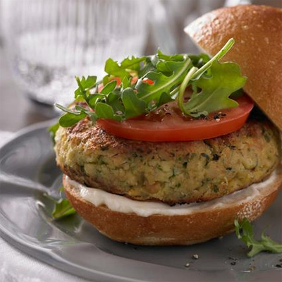 Lemon Cilantro Veggie Burgers