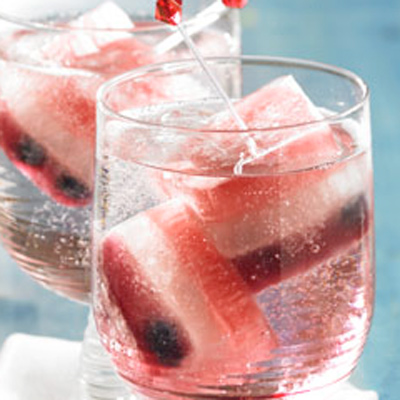 Patriotic Coolers with Independence Ice Cubes