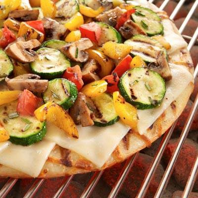 Grilled Vegetable Pizza