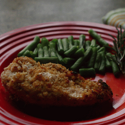 Panko-Crusted Stuffed Chicken