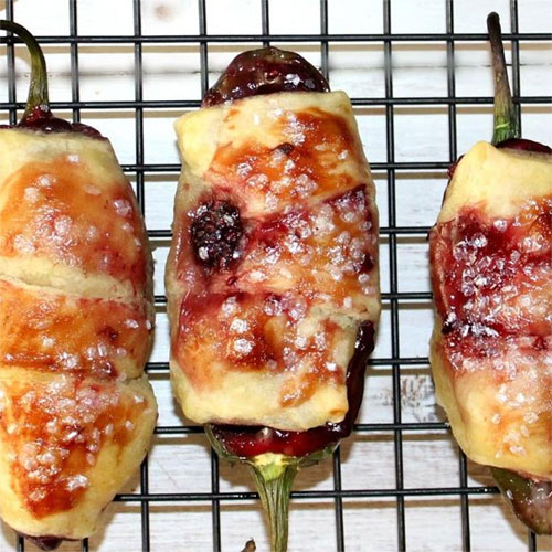 Berry and Brie Jalapeno Poppers