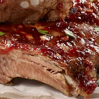 Cranberry-Barbecue Pork Ribs