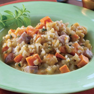 Ham & Sweet Potato Risotto